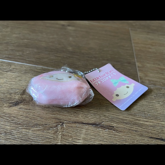 LITTLE TWIN STARS-NWT Mini Plush Pink Coin Purse-Lala - Picture 5 of 8